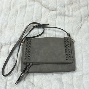 Gray Cross-body Bag